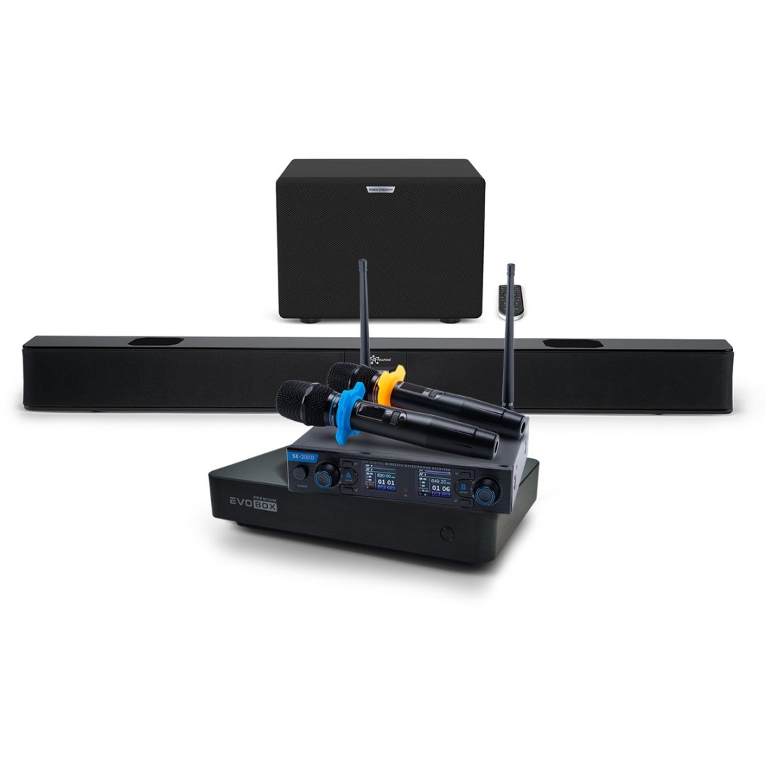 Hi-End караоке-система EVOBOX Premium + EvoSoundBar (саундбар с караоке) в Сызрани