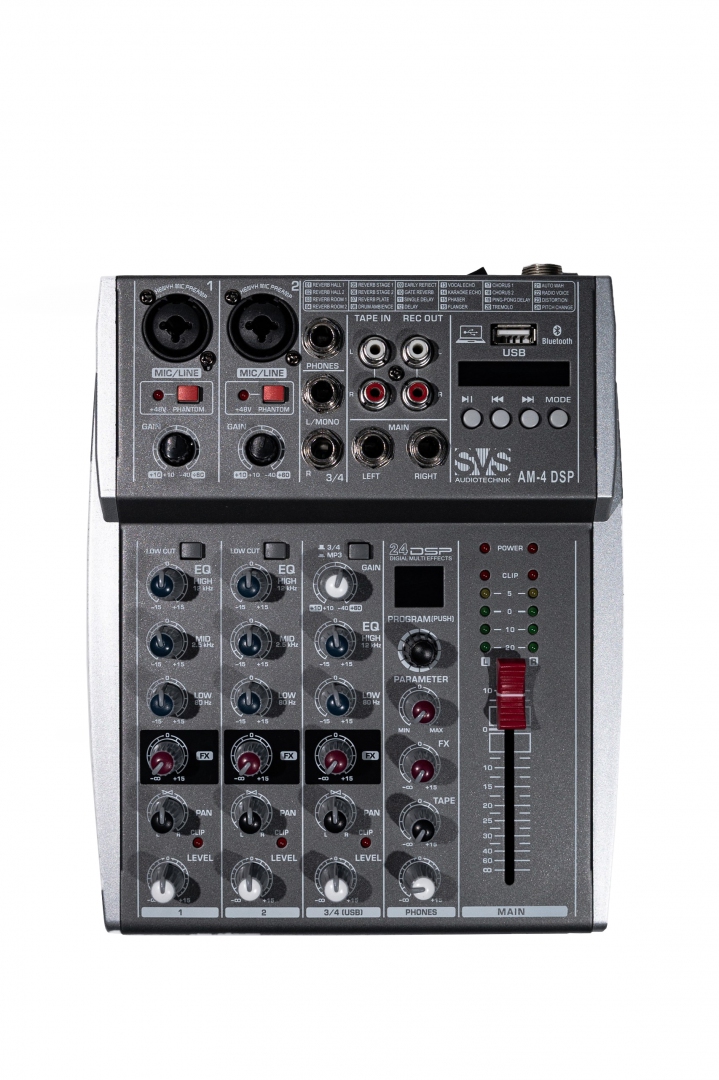 SVS Audiotechnik mixers AM-4 DSP Аналоговый микшерный пульт, 4-канала в Сызрани
