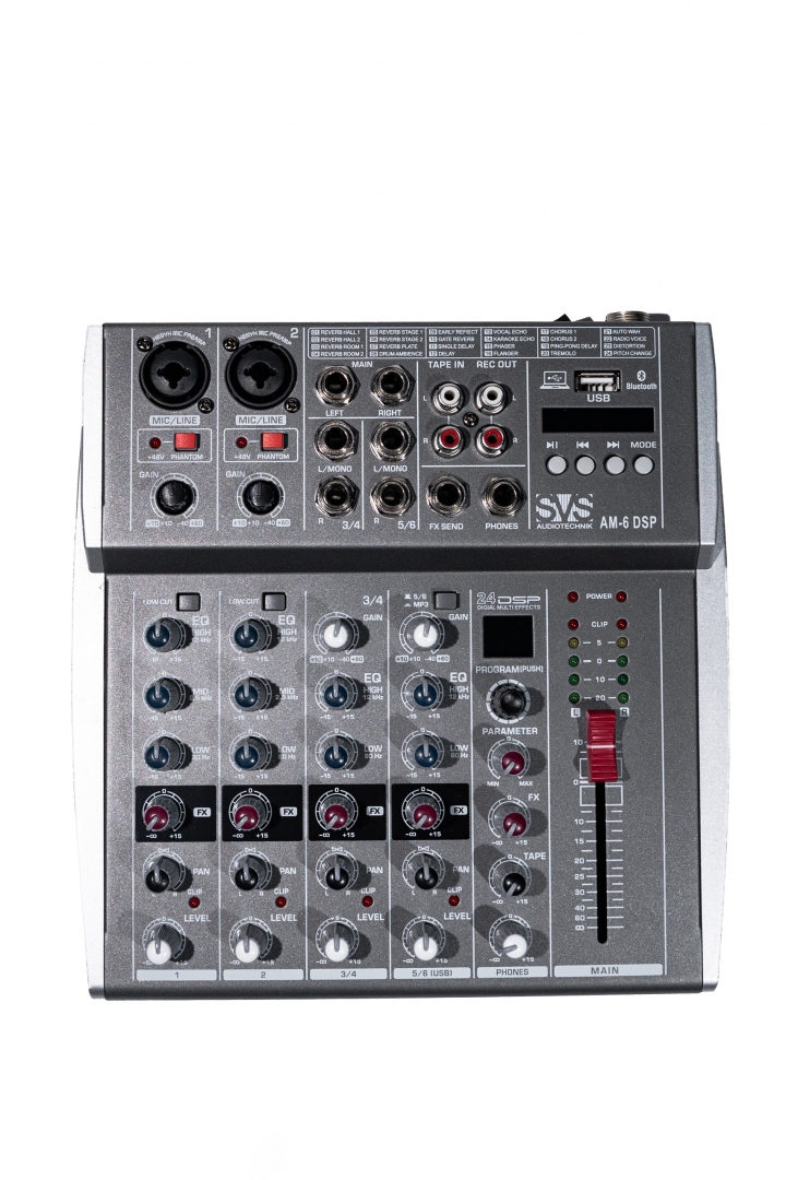 SVS Audiotechnik mixers AM-6 DSP Микшерный пульт аналоговый, 6-канальный SVS Audiotechnik mixers в Сызрани