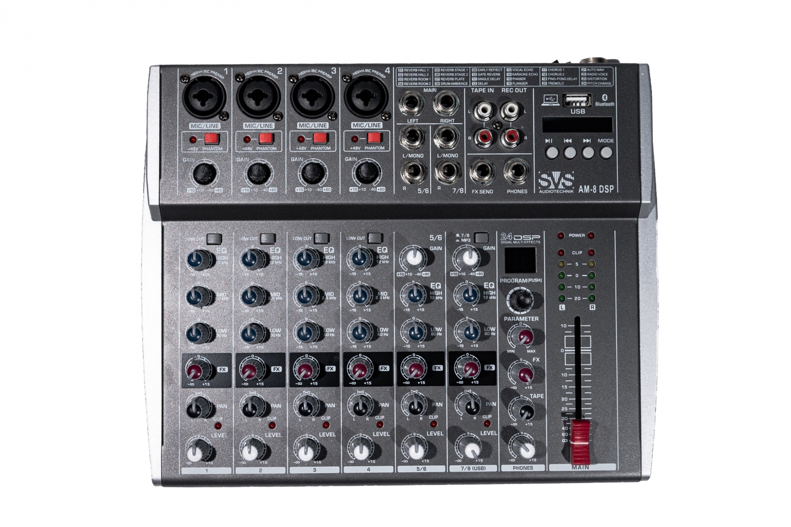 SVS Audiotechnik mixers AM-8 DSP Микшерный пульт аналоговый, 8-канальный в Сызрани