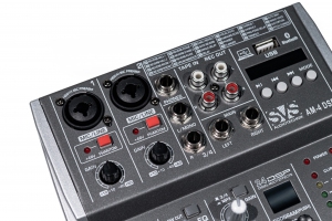 SVS Audiotechnik mixers AM-4 DSP Аналоговый микшерный пульт, 4-канала в Сызрани